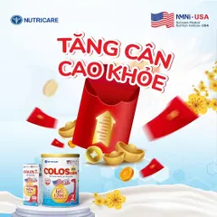 Combo 2 Lon Sữa bột Nutricare ColosCare Đủ Số Lon 800g - Đề Kháng Khỏe, Bé Tăng Cân
