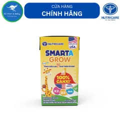 Lốc 4 Hộp Sữa bột pha săn Nutricare Smarta Grow 110ml Cho bé cao lớn (MẪU NGẨU NHIÊN)