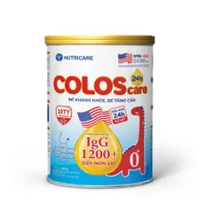 Combo 2 Lon Sữa bột Nutricare ColosCare Đủ Số Lon 800g - Đề Kháng Khỏe, Bé Tăng Cân