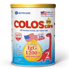 Combo 2 Lon Sữa bột Nutricare ColosCare Đủ Số Lon 800g - Đề Kháng Khỏe, Bé Tăng Cân