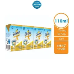 Combo 3 Lốc Sữa Pha Sẵn Abbott Grow 110ml Vani (12 Hộp)