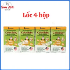 Lốc 4 Hộp Sữa Pha Sẵn Colosbaby Gold 110ml/180ml (Cho bé trên 1 tuổi)
