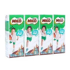 Lốc 4 Hộp Sữa Pha Sẵn Đủ Loại, Cho Bé từ 1 Tuổi