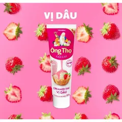 Sữa Đặc Có Đường Ông Thọ Tuýp Vị Dâu 165g