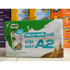 Lốc 4 Hộp Sữa Lúa Mạch Milo A2 180ml