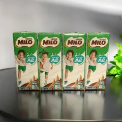 Lốc 4 Hộp Sữa Lúa Mạch Milo A2 180ml