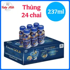 Thùng Sữa pha sẵn Ensure Gold 237ml (Thùng 24 chai)