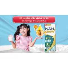 Lốc 4 hộp sữa pha sẵn Nestlé Nan Grow 180ml (từ 1 tuổi)