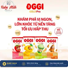 [THÙNG 24 HỘP] Sữa dinh dưỡng pha sẵn OGGI GOLD PRO VitaDairy 110ml (Dâu/Dưa/Xoài/Hạnh Nhân)