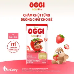 [THÙNG 24 HỘP] Sữa dinh dưỡng pha sẵn OGGI GOLD PRO VitaDairy 110ml (Dâu/Dưa/Xoài/Hạnh Nhân)