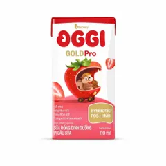 [THÙNG 24 HỘP] Sữa dinh dưỡng pha sẵn OGGI GOLD PRO VitaDairy 110ml (Dâu/Dưa/Xoài/Hạnh Nhân)