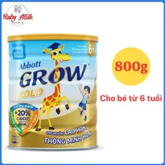 Sữa bột Abbott Grow Gold 6+ Lon 800g