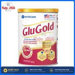 Sữa Bột Glucare Gold Lon 850g - Dinh dưỡng cho người tiểu (Mẫu Mới GLUGOLD)