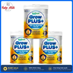 Sữa bột công thức CHÍNH HÃNG Nutifood GrowPLUS+ Vàng 24h giúp bé tiêu hóa tốt, phát triển toàn diện