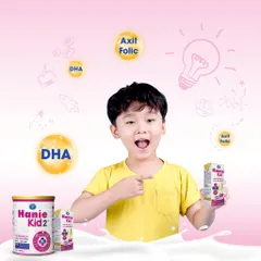 Combo 2 Lon Sữa Bột HANIE KID 2+ Lon 850g Cho Bé 2 -10 Tuổi Sữa Non 24H Cao Năng Lượng Cho Bé Suy Dinh Dưỡng Biếng Ăn Th