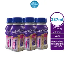 Lốc 6 Chai Sữa Pha Sẵn PediaSure 237ml Hương Vani