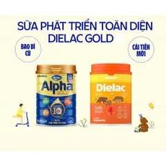Sữa bột Dielac Alpha Gold 3 Lon 850g (cho trẻ từ 1 - 2 tuổi)