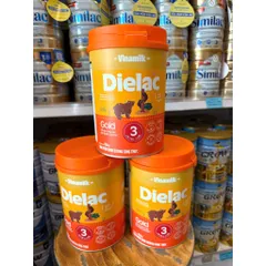 Sữa bột Dielac Alpha Gold 3 Lon 850g (cho trẻ từ 1 - 2 tuổi)