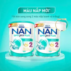 Sữa Nan Optipro Plus số 2 Lon 800g (Cho bé 6 - 12 tháng) GIAO MẪU NGẨU NHIÊN