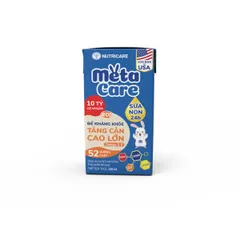 Lốc 4 Hộp Sữa Pha Sẵn Metacare ECO 110ml (trẻ 1 tuổi trở lên)