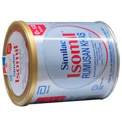 Combo 2 Lon Sữa Bột Similac Isomil 0-1 Lon 400g cho bé Dị ứng đạm bò (Cho bé 0-12 tháng tuổi)