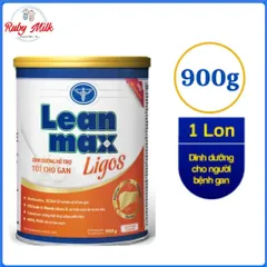Sữa Bột LeanMax Ligos Lon 900g - Dinh Dưỡng Cho Người Bệnh Gan
