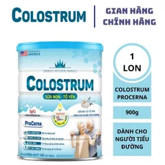 Thực phẩm bổ sung Colostrum Procerna Lon 900g - Sữa mát có tổ yến cho người tiêu đường