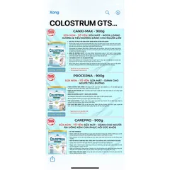 Thực phẩm bổ sung Colostrum Procerna Lon 900g - Sữa mát có tổ yến cho người tiêu đường