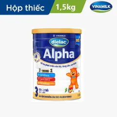 Sữa bột Dielac Alpha 3 lon 1,5kg (cho bé từ 1 - 2 tuổi)