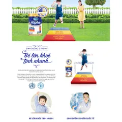 Sữa bột Dielac Alpha 3 lon 1,5kg (cho bé từ 1 - 2 tuổi)