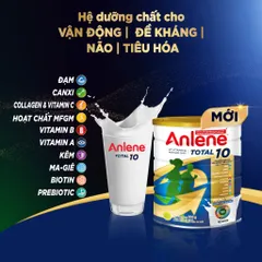 Sữa bột bổ sung canxi Anlene TOTAL 10 Lon 800g