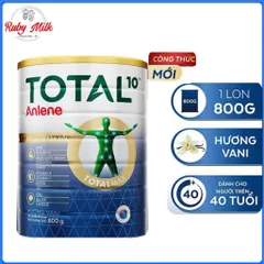 Sữa bột bổ sung canxi Anlene TOTAL 10 Lon 800g