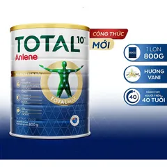 Sữa bột bổ sung canxi Anlene TOTAL 10 Lon 800g