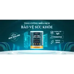 Sữa non kết hợp mật ong Manuka cao cấp LAZU GOLDEN WELLESS nhập khẩu New Zealand hộp 450g