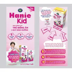 Thùng 48 Hộp Sữa Bột Pha Sẵn Nutricare Hanie Kid 180ml - Cho trẻ biếng ăn & suy dinh dưỡng