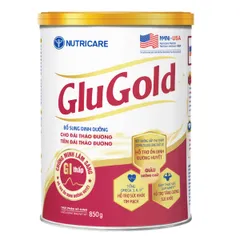 Combo 2 Lon Sữa Bột GluCare Gold Lon 850g – Dành cho người tiểu đường (Mẫu Mới GLUGOLD)