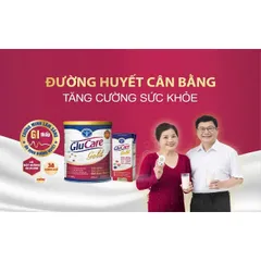 Combo 2 Lon Sữa Bột GluCare Gold Lon 850g – Dành cho người tiểu đường (Mẫu Mới GLUGOLD)