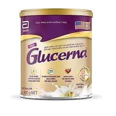 Sữa Bột Glucerna Vani / Lúa Mạch lon 380g - Dành Cho Người Tiểu Đường