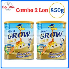 Combo 2 Lon Sữa bột Abbott Grow Gold 6+ Lon 800g (Cho Bé Từ 6 Tuổi)