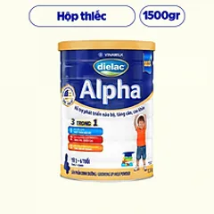Sữa Bột Dielac Alpha Lon 900g Hỗ Trợ Phát Triển Toàn Diện Số 1,2,3,4 Lon 900g/1,5kg