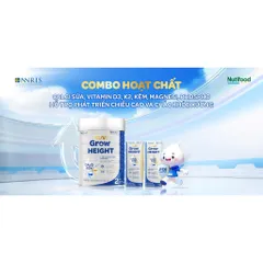 Sữa bột Nuvi Grow Height 2+ Lon 800g