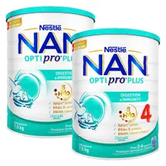 Combo 2 Lon  Bột Nan Optipro 4 Lon 1.5 kg Cho bé 2 - 6 tuổi