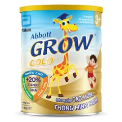 Combo 2 Lon Sữa Abbott Grow Gold 3+ Lon 850g hương Vani (3 - 6 tuổi)