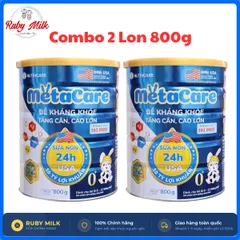 [Combo 2] Sữa Bột Metacare Eco 0+ Lon 800g (Cho bé 0-12 tháng)