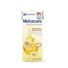 Thùng 24 Hộp Sữa Pha Sẵn Nutricare Metacare Opti Lactoferin 110ml/180ml, Cho bé từ 1 tuổi