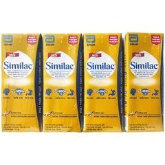 Lốc 4 Hộp Sữa Pha Sẵn Similac IQ 180ml /110ml