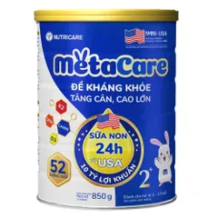 Sữa Bột Metacare Eco 2+ Lon 850g (Cho bé 2-10 tuổi)