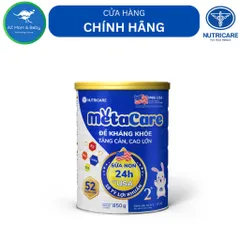 Sữa Bột Metacare Eco 2+ Lon 850g (Cho bé 2-10 tuổi)