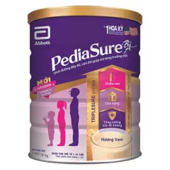 Combo 4 Lon Sữa Bột Pediasure Lon 1,6kg Hương Vani Ít Ngọt