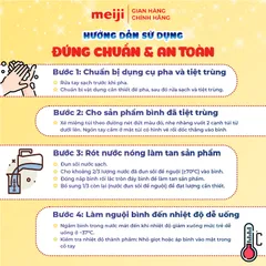 Hộp 4 Thanh Sữa Công Thức Meiji Thanh Infant Formula EZcube - Nhập khẩu chính hãng hộp 4 thanh (108g)